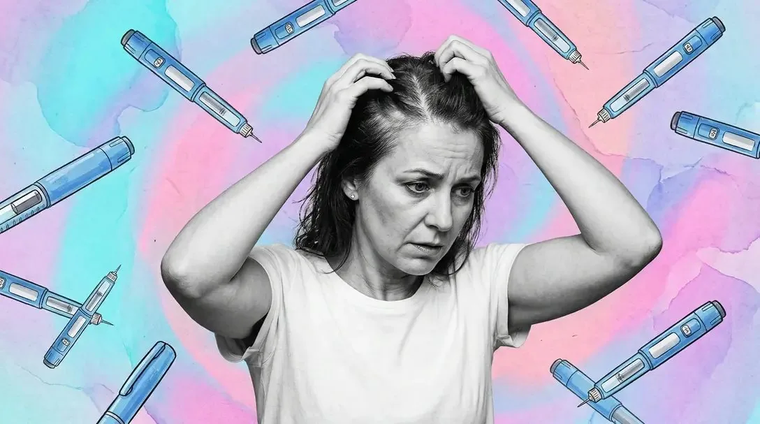 If you've started taking Ozempic, Wegovy, or Mounjaro — and your hair is falling out faster