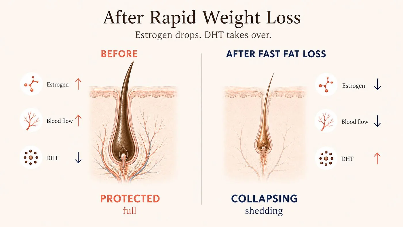 “The hair-killing hormone,” as Dr. Whitfield put it