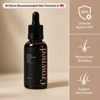 Crowned hair regrowth serum for women
