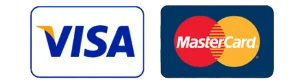 We accept Visa and MasterCard