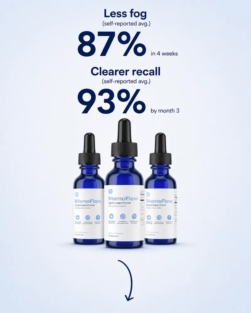 MemoFlow: 87% less fog in 4 weeks, 93% clearer recall by month 3